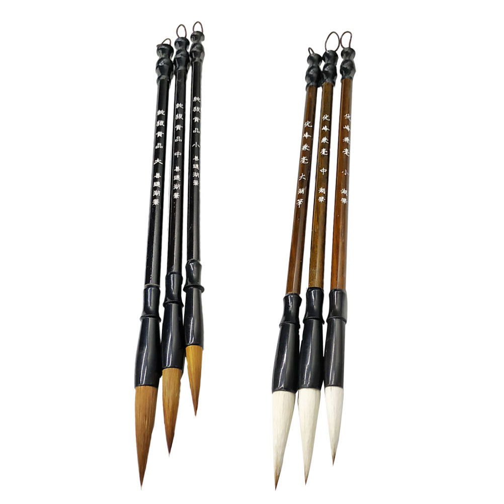 Brush Bristle Set - 6Pcs Chinese Calligraphy Brush Set Wolf