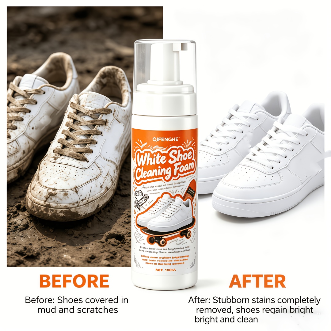 Portable No Rinse White Shoe C - Sneaker Care White 评论和价格