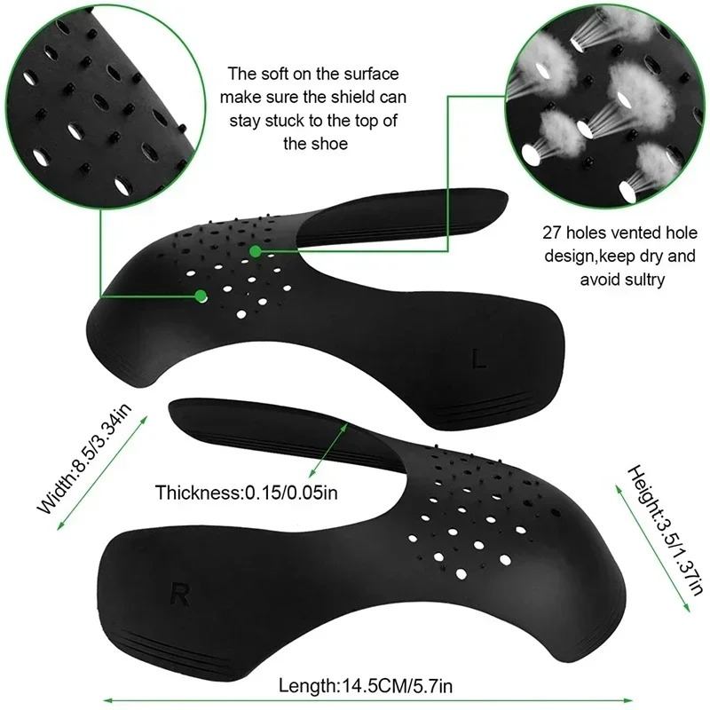 4Pcs Anti Crease Shoe Protecto - Sneaker Care Crease Protector 评论和价格