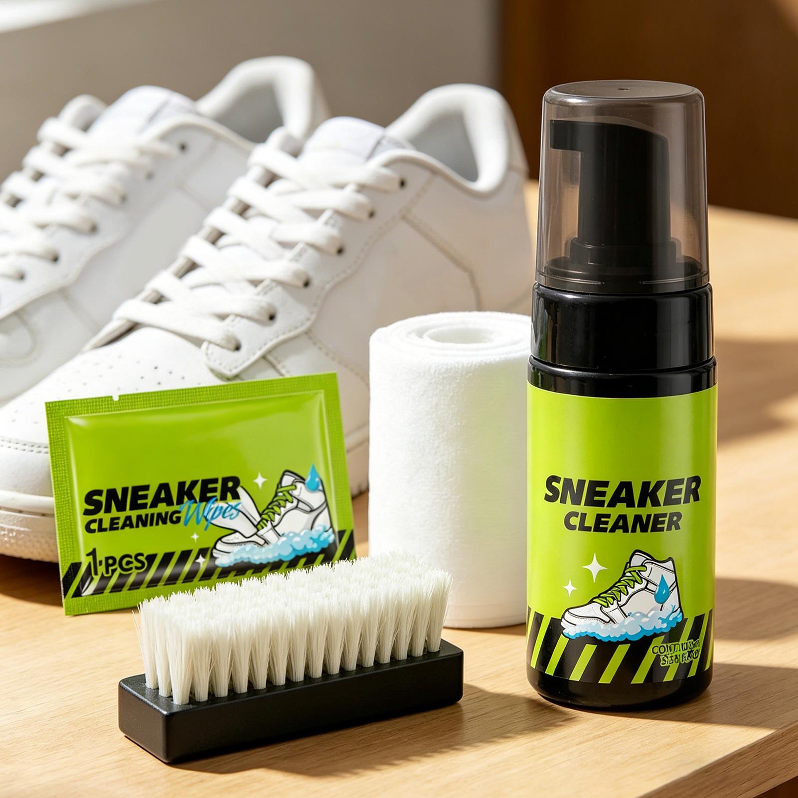 Sneaker Cleaner 4 Pieces 100ml - Sneaker Care White 评论和价格