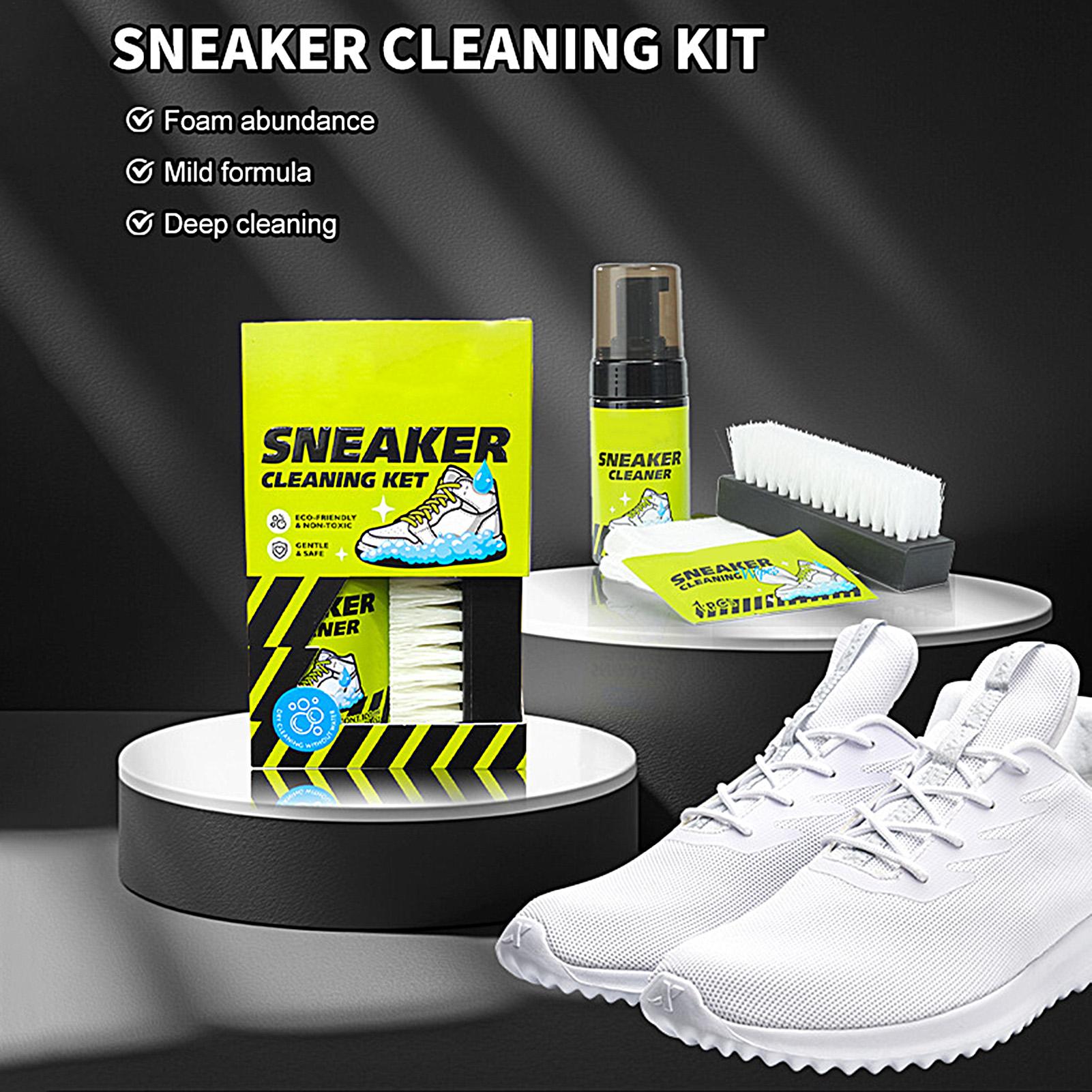Sneaker Cleaner 4 Pieces 100ml - Sneaker Care White 评论和价格