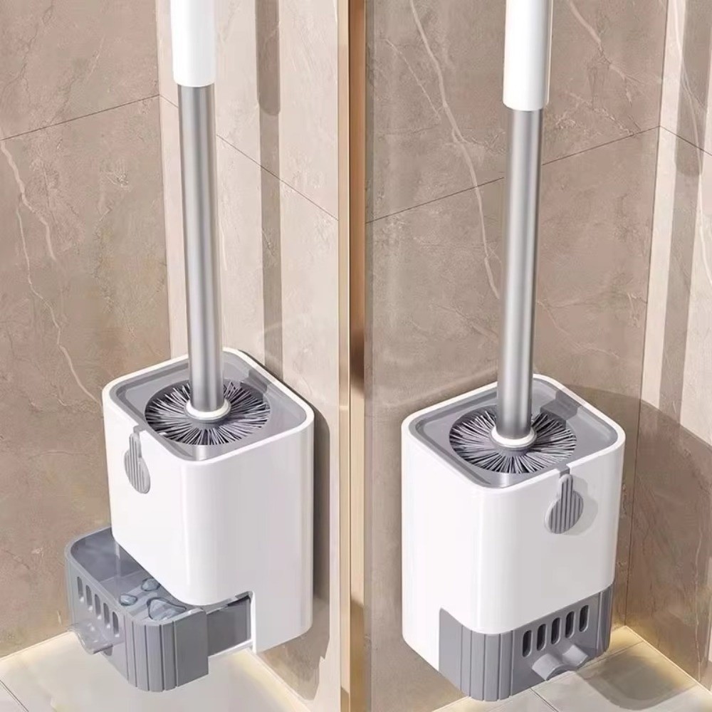 Ergonomic Wall Mount Toilet Br - Brush Bristle Set 评论和价格