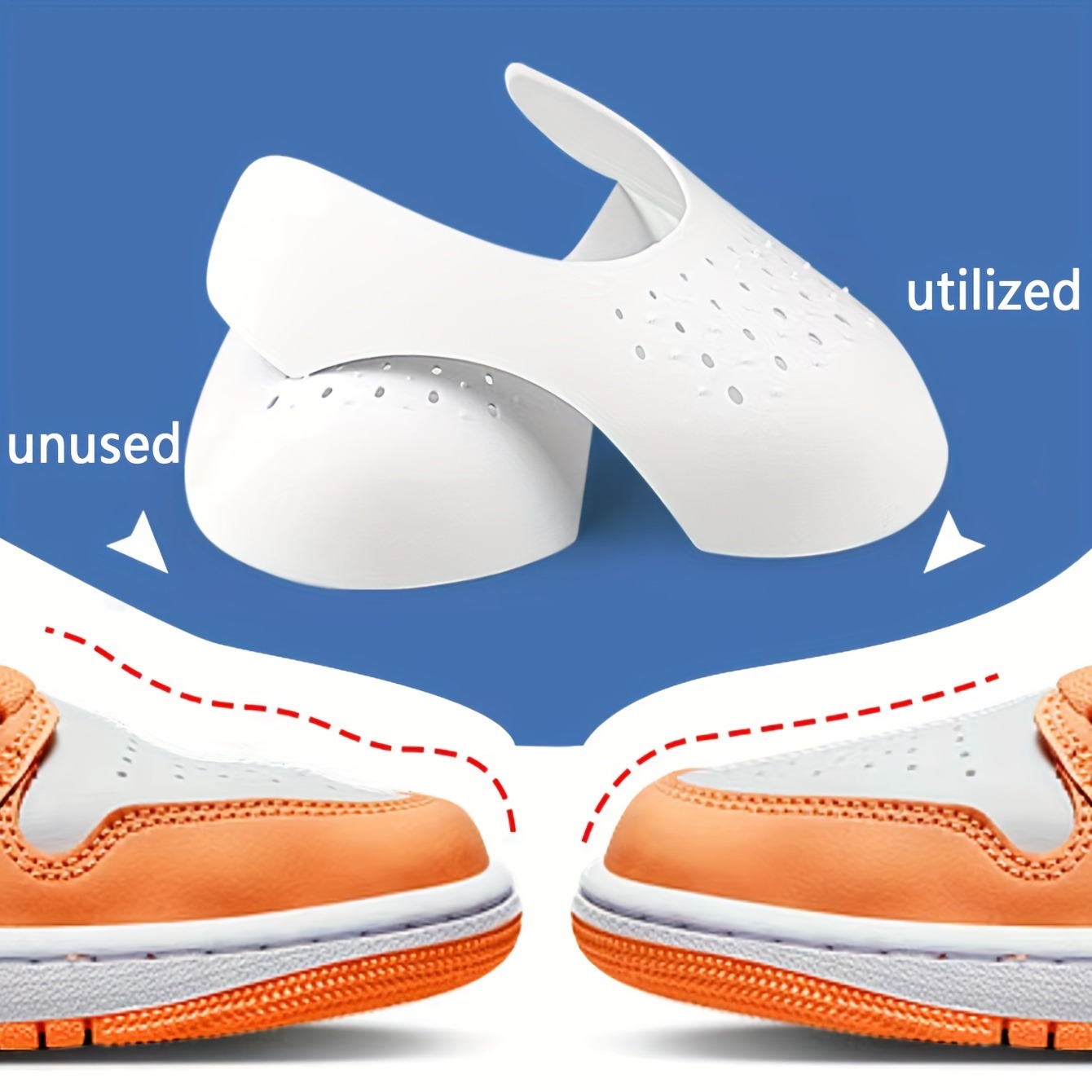 4 PCS Anti-Wrinkle Shoe Shield - Sneaker Care Crease Protector 评论和价格