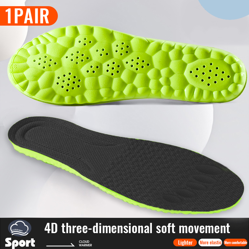 1 Pair Memory Foam Insoles for - Sneakers Care 评论和价格