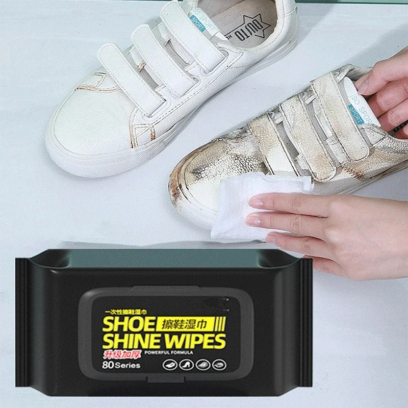 New Disposable Shoe Clean Wipe - Sneaker Care White 评论和价格
