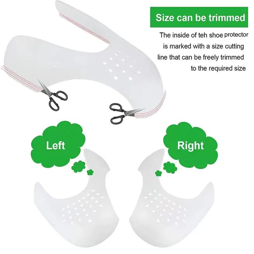 5Pairs Sneakers Protector Shoe - Sneaker Care Crease Protector 评论和价格