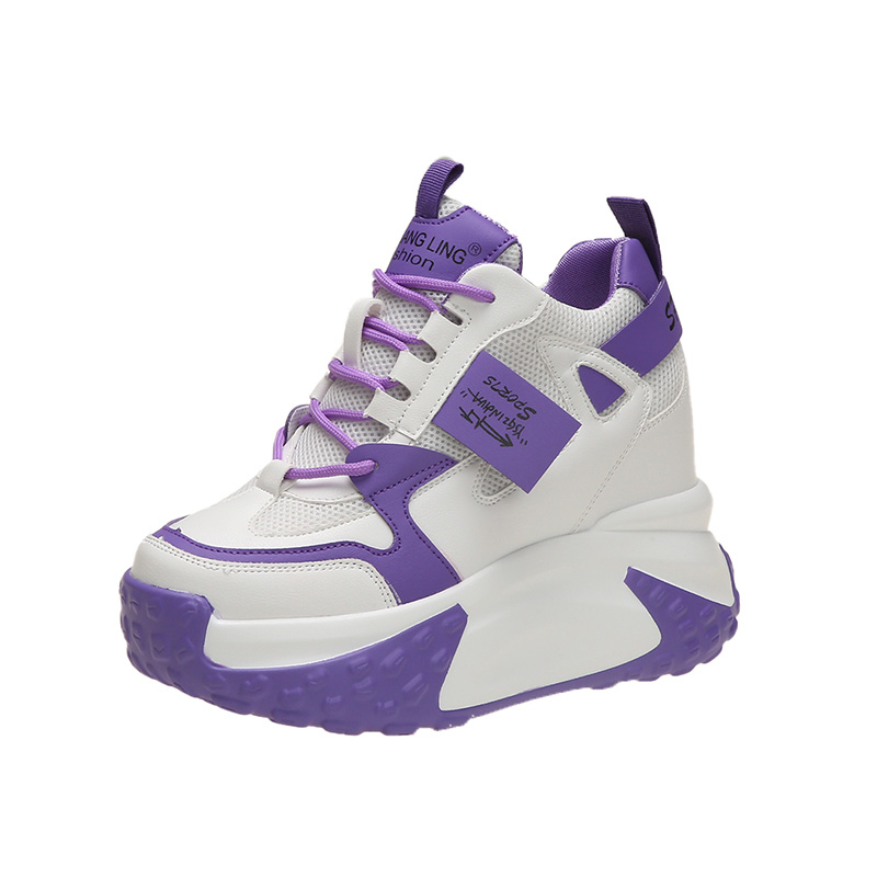9.5CM Women High Platform Snea - Leather Sneaker Care Kit 评论和价格