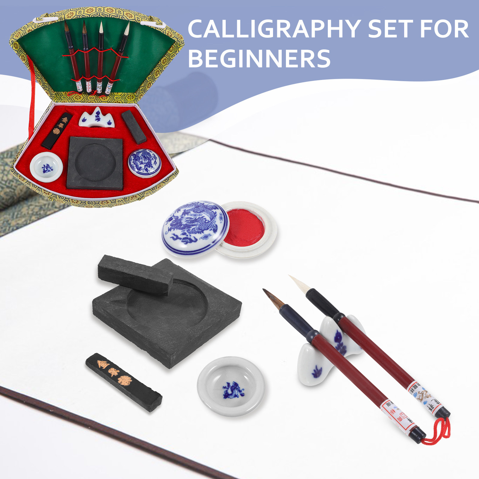1Set Chinese Calligraphy Brush - Brush Bristle Set 评论和价格
