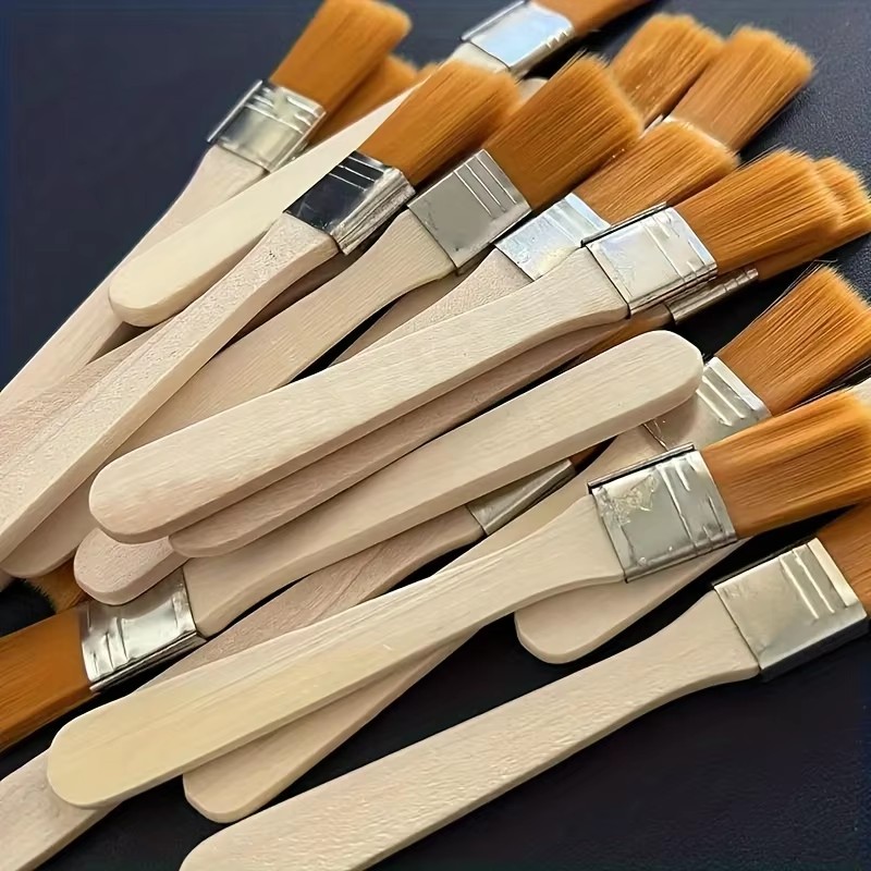 10Pcs Wooden Handle Nylon Bris - Brush Bristle Set 评论和价格