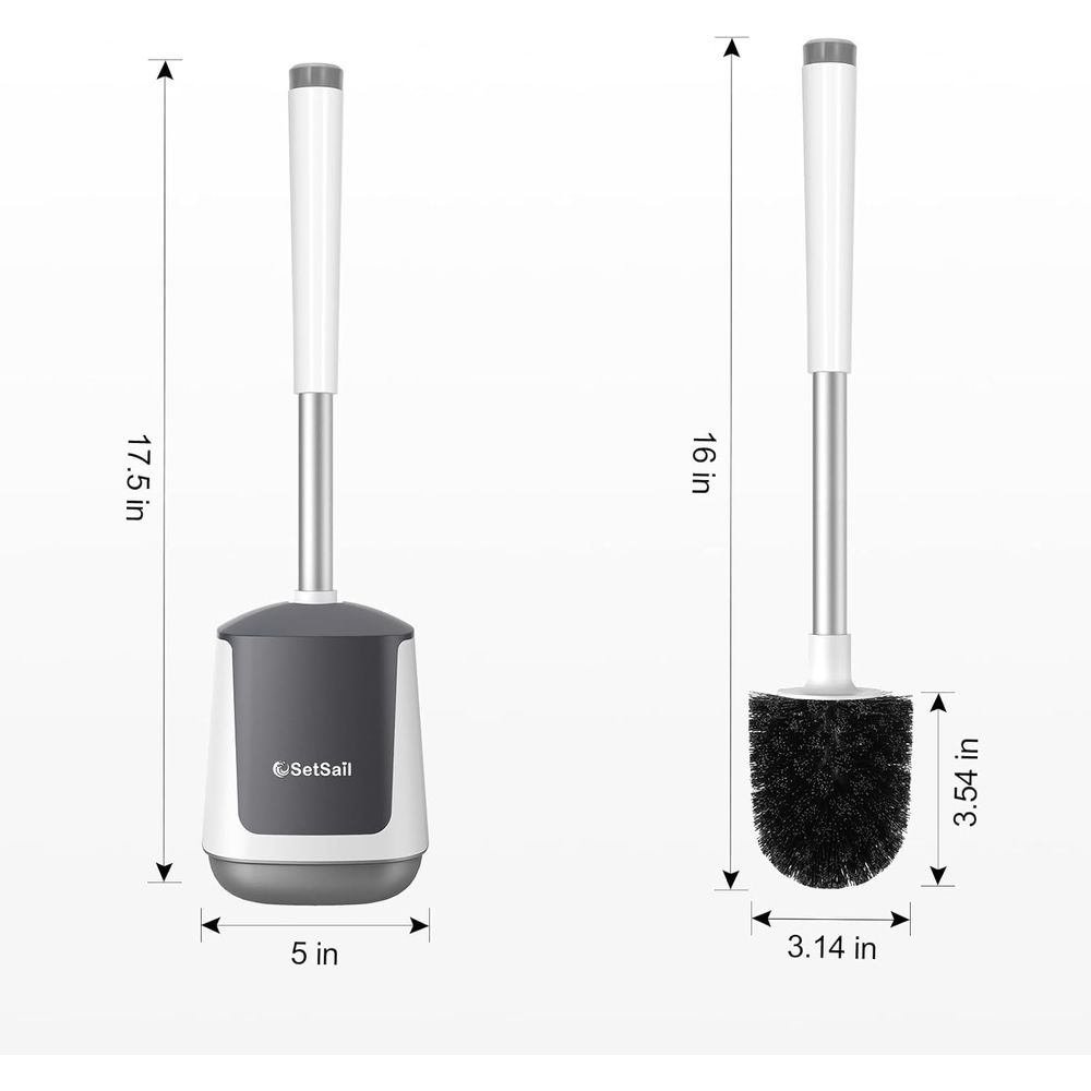 Closing Lid Toilet Bowl Brushe - Brush Bristle Set 评论和价格